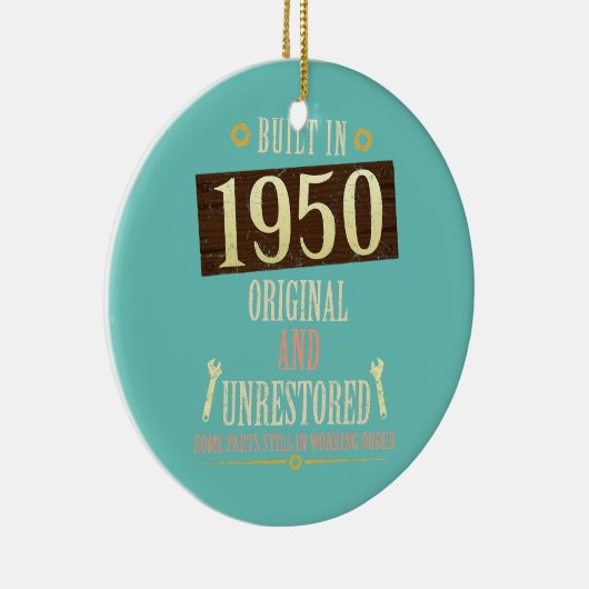 Gebouwd in 1950 origineel en niet hersteld keramisch ornament (Rechts)