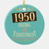 Gebouwd in 1950 origineel en niet hersteld keramisch ornament (Achterkant)