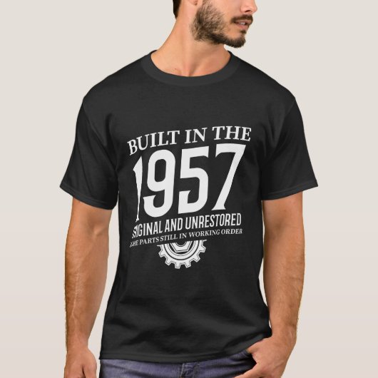 Gebouwd in 1957 t-shirt (Voorkant)