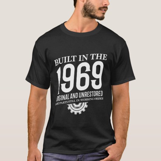 Gebouwd in 1969 t-shirt (Voorkant)