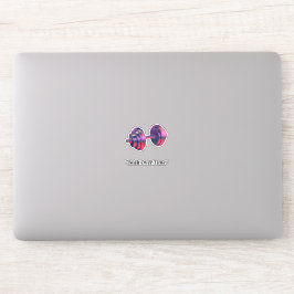 Gebouwd in de loop van de tijd Motiverende Hanteer Sticker