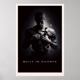 Gebouwd in stilte - Motiverende stille kracht Poster