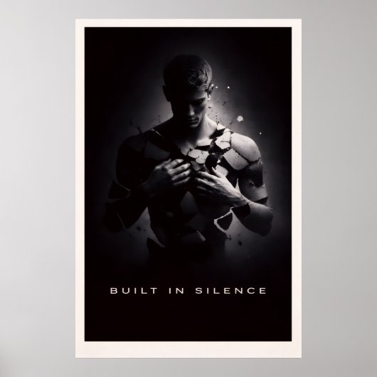 Gebouwd in stilte - Motiverende stille kracht Poster (Voorkant)