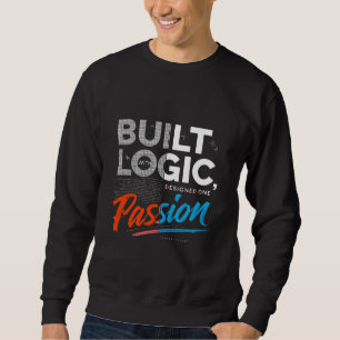 Gebouwd Met Logica Ontworpen Met Passie Tech Pro Trui