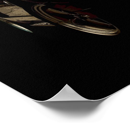 Gebouwd naar ras poster (Hoek)