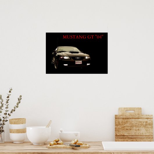 Gebouwd naar ras poster (Keuken)