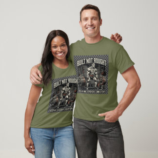 Gebouwd Niet Gekocht - Fitness Motivatie Deadlift T-shirt