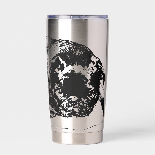 Gebouwd om stand te houden geïsoleerde drinkbeker (Achterkant)