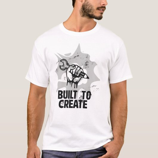 Gebouwd om te creëren t-shirt (Voorkant)
