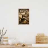 Gebouwd om te rollen poster (Keuken)