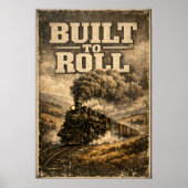 Gebouwd om te rollen poster (Voorkant)