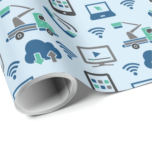 Gebouwd om uw verhaal te vertellen cadeaupapier (Rol Hoek)