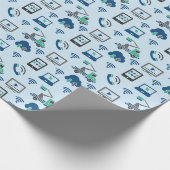 Gebouwd om uw verhaal te vertellen cadeaupapier (Hoek)