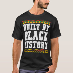 Gebouwd op Black History Black History-Mannen Wom T-shirt