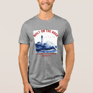 Gebouwd op de Rots Tri-Blend Shirt