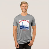 Gebouwd op de Rots Tri-Blend Shirt (Voorkant volledig)