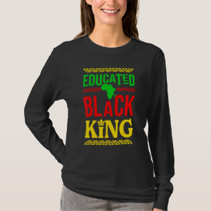 Gebouwd op Teach Black History Maand Kinder Proud T-shirt