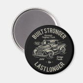 Gebouwd sterker om langer te duren | VS-vrachtwage Magneet (Voorkant / Achterkant)