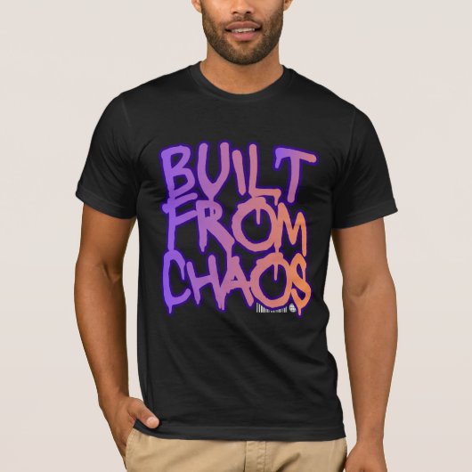 Gebouwd uit Chaos Graffiti T-shirt (Voorkant)