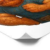 Gebouwd van Grit – Printable 3D Wall Art Poster (Hoek)