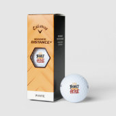 Gebouwd Van Hier Uitdrukking Van Trots & Authentic Golfballen (Verpakking)