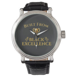 Gebouwd vanuit het zwarte excellentie-erfgoed horloge