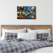 GEBOUWD VOOR DE TOEKOMST-8 CANVAS AFDRUK (Insitu (Slaapkamer))