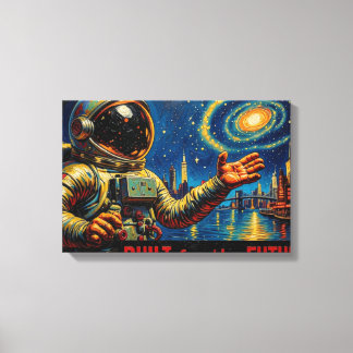 GEBOUWD VOOR DE TOEKOMST-8 CANVAS AFDRUK