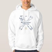 Gebouwd voor Engineer Mechanical Engineering Hoodie (Voorkant)