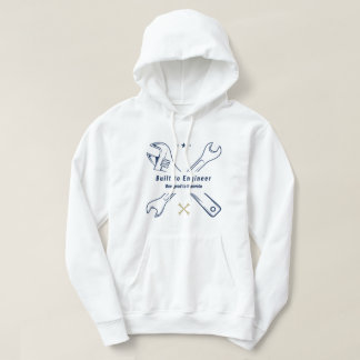 Gebouwd voor Engineer Mechanical Engineering Hoodie