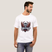 Gebouwd voor Grootheid T-shirt (Voorkant volledig)