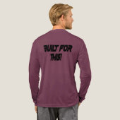 Gebouwd voor het Long-Sleeve Football T-shirt van  (Achterkant)