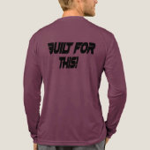 Gebouwd voor het Long-Sleeve Football T-shirt van  (Achterkant volledig)