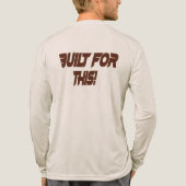 Gebouwd voor het T-shirt van de linkerborst van di (Achterkant volledig)