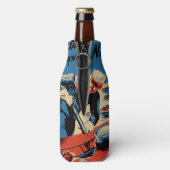 Gebouwd voor je marine! flesjeskoeler (Fles Achterkant)