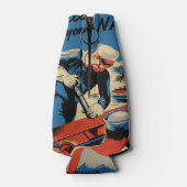 Gebouwd voor je marine! flesjeskoeler (Achterkant)