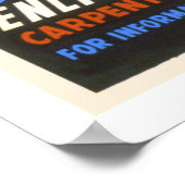 Gebouwd voor je marine! poster (Hoek)