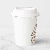 Gebouwd voor koffie. Ontworpen voor Hustle. Papier Papieren Bekers (Rechts)