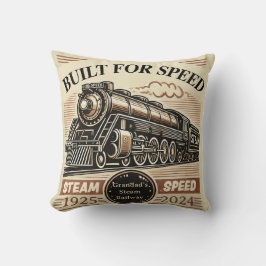Gebouwd voor Snelheid – Aanpasbare Stoomtrein Kussen
