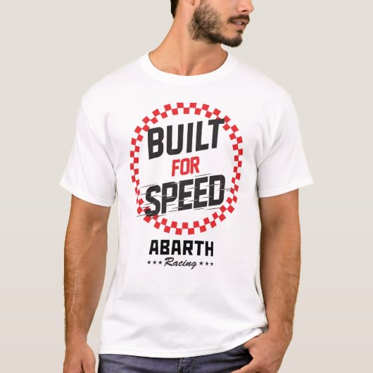 Gebouwd voor Speed Abarth T-shirt (Voorkant)