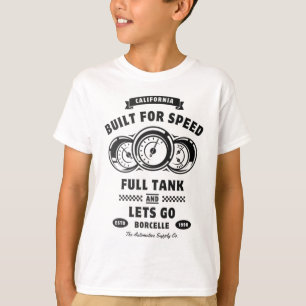Gebouwd voor speed t-shirt, Speed demon Racing T-shirt
