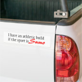Gebouwd voor Sumo-bumper sticker (Op Truck)