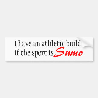 Gebouwd voor Sumo-bumper sticker