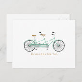 Gebouwd voor twee briefkaart (Voorkant / Achterkant)