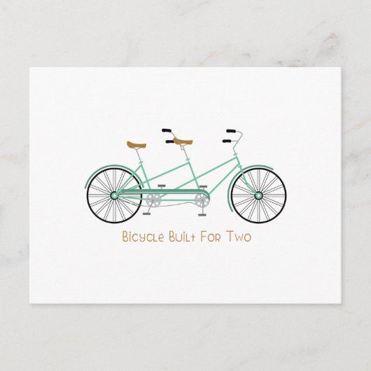 Gebouwd voor twee briefkaart (Voorkant)