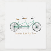 Gebouwd voor twee wijn etiket (Enkel label)