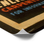 Gebouwd voor uw marine, militair Poster dat wordt  (Hoek)