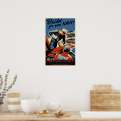 Gebouwd voor uw marine poster (Keuken)