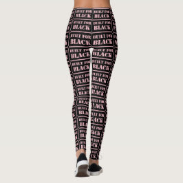 Gebouwd voor zwart roze leggings