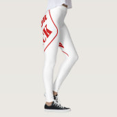 Gebouwd voor zwarte handdruk leggings (Rechts)